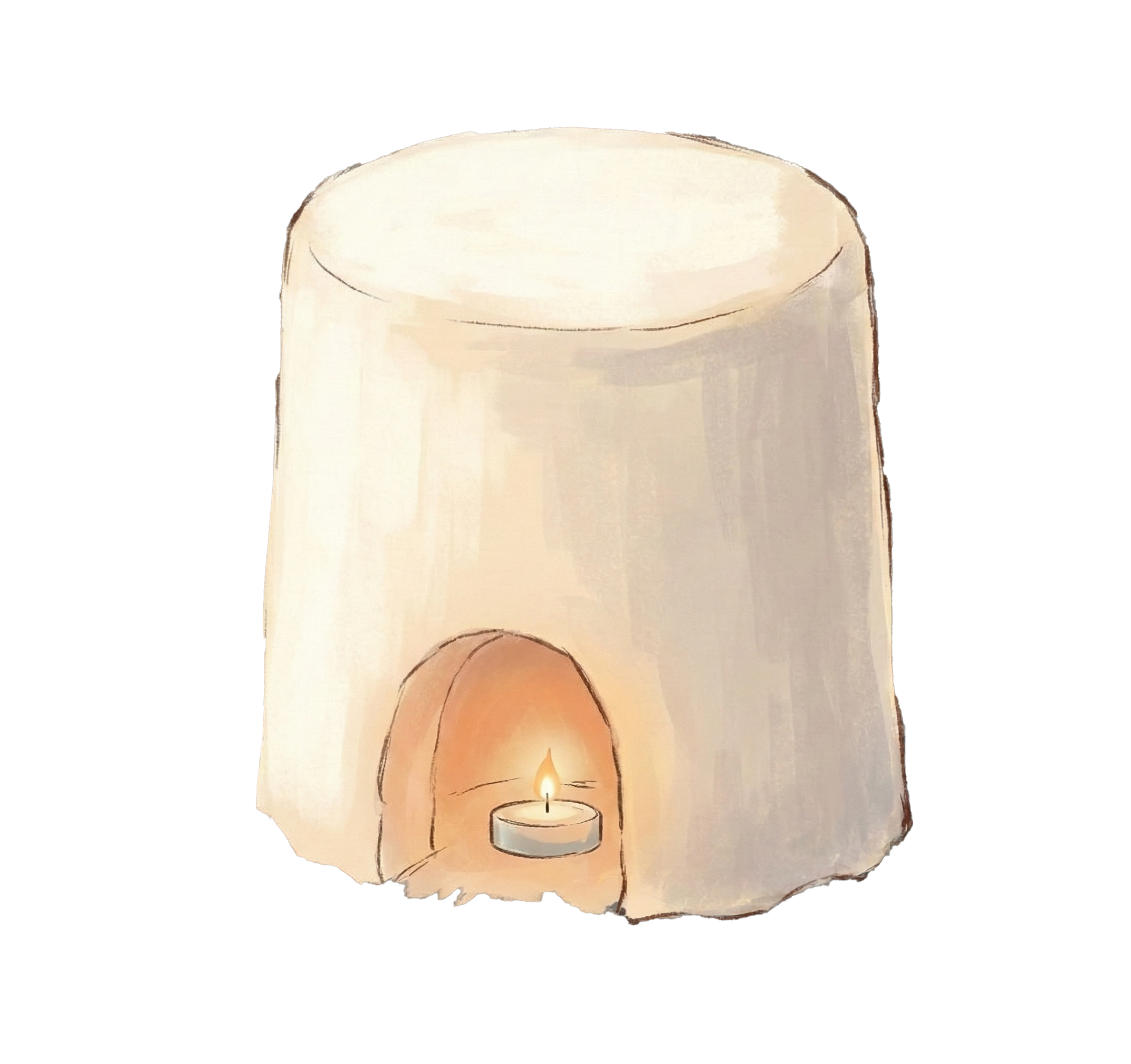 ミニかまくら作り